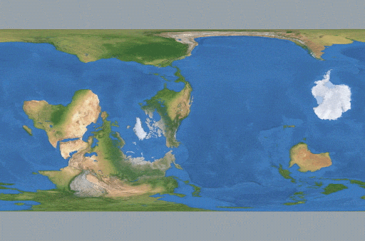 Interactive world map that lets you define the poles for unwrapping